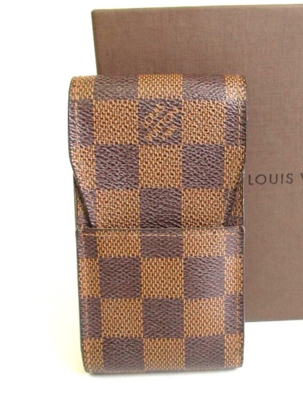 Louis Vuitton🤎 Damier Ebene Etui Cigarette Case / Cosmetic Case💄—EUC -No Box